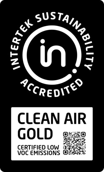 Clean Air Gold_1_ITK Sustainability Accredited Mark CAG Mono Black Vert_RGB