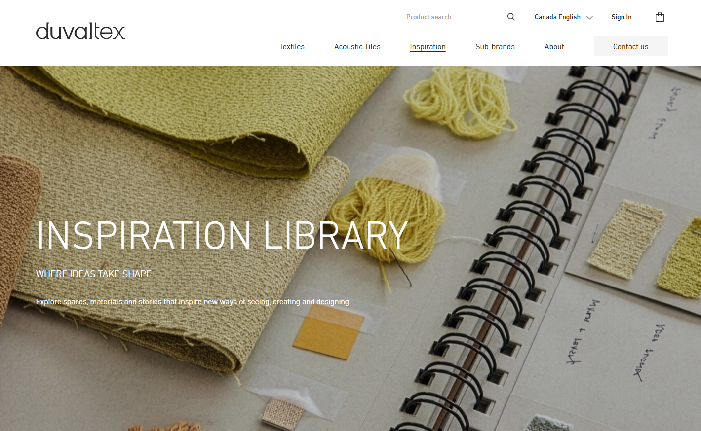 Inspiration library