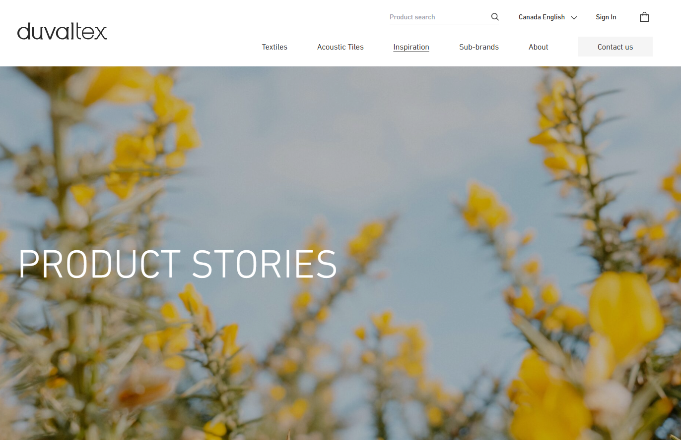 Product stories